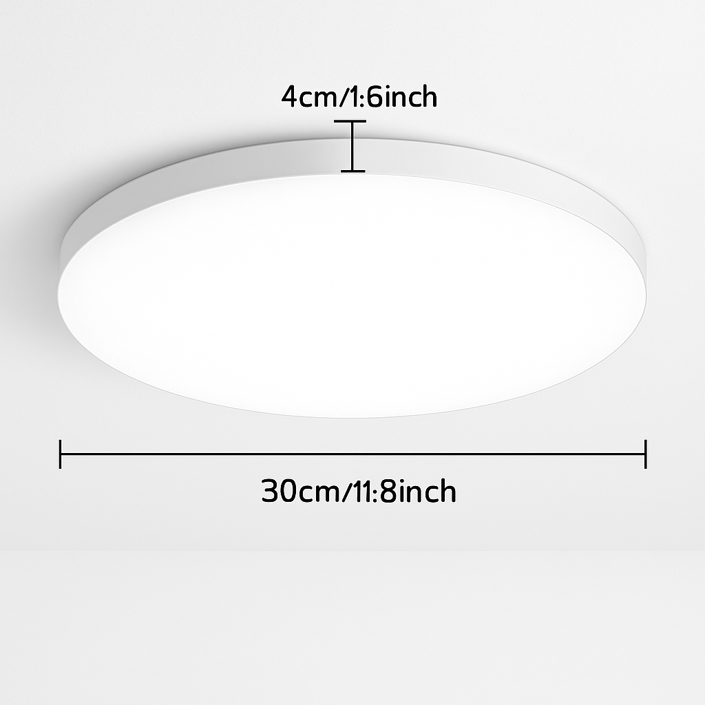 plafonnier led ultra mince rond carré pour lumières