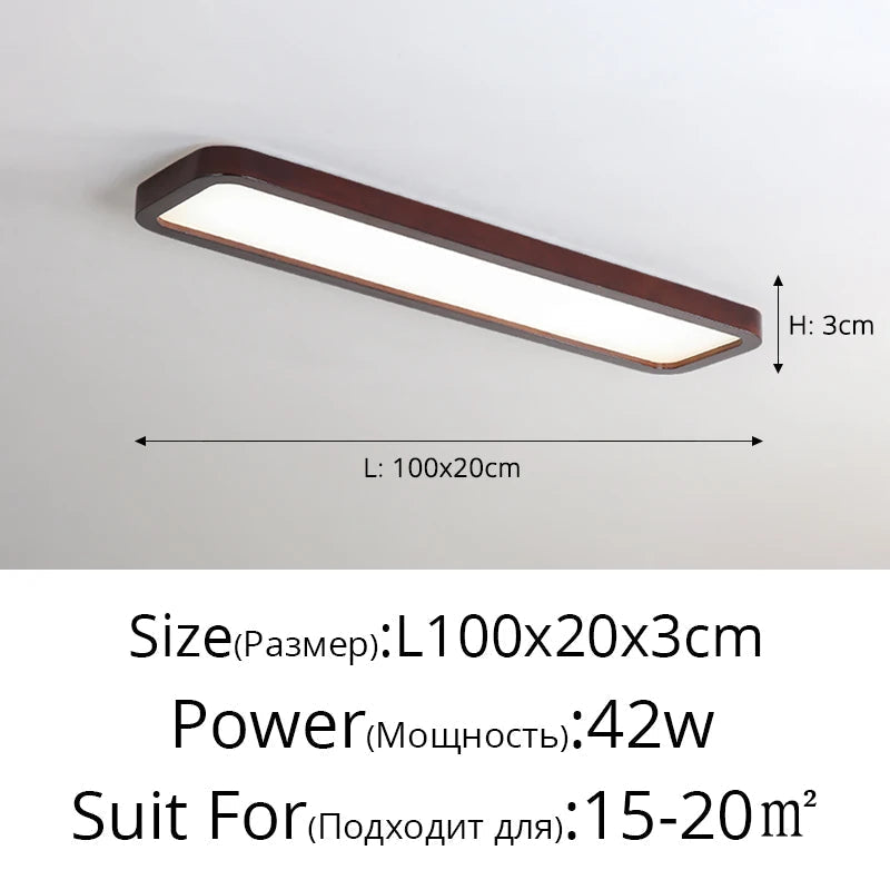 plafonnier led ultra-mince style nordique pour divers usages