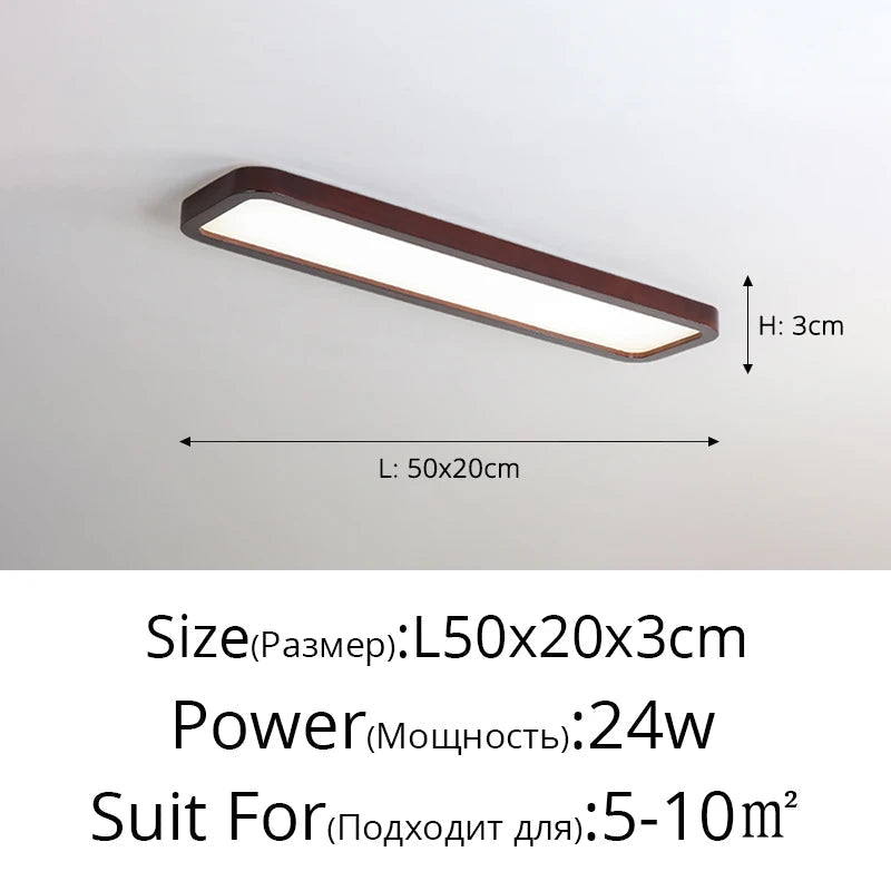 plafonnier led ultra-mince style nordique pour divers usages