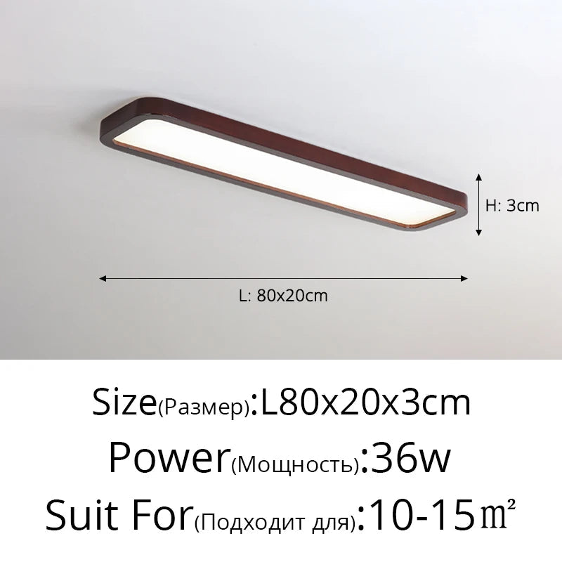 plafonnier led ultra-mince style nordique pour divers usages
