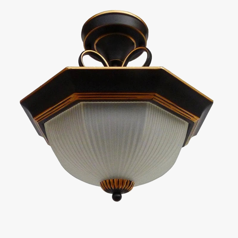plafonnier led vintage rétro style classique design lumineux