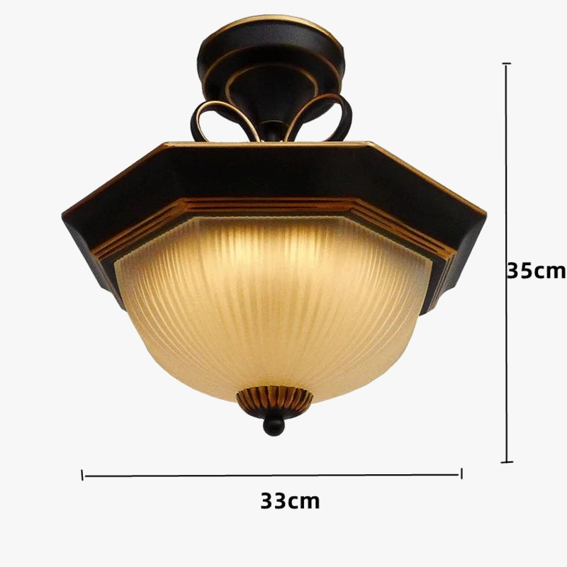 plafonnier led vintage rétro style classique design lumineux