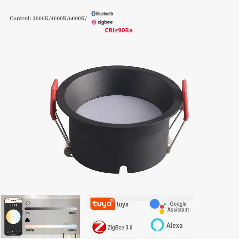plafonnier led zigbee 30 éclairage intérieur intelligent à intensité variable