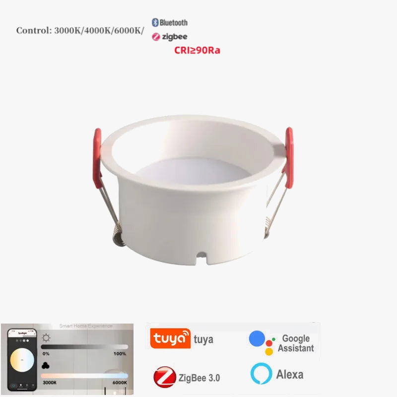 plafonnier led zigbee 30 éclairage intérieur intelligent à intensité variable