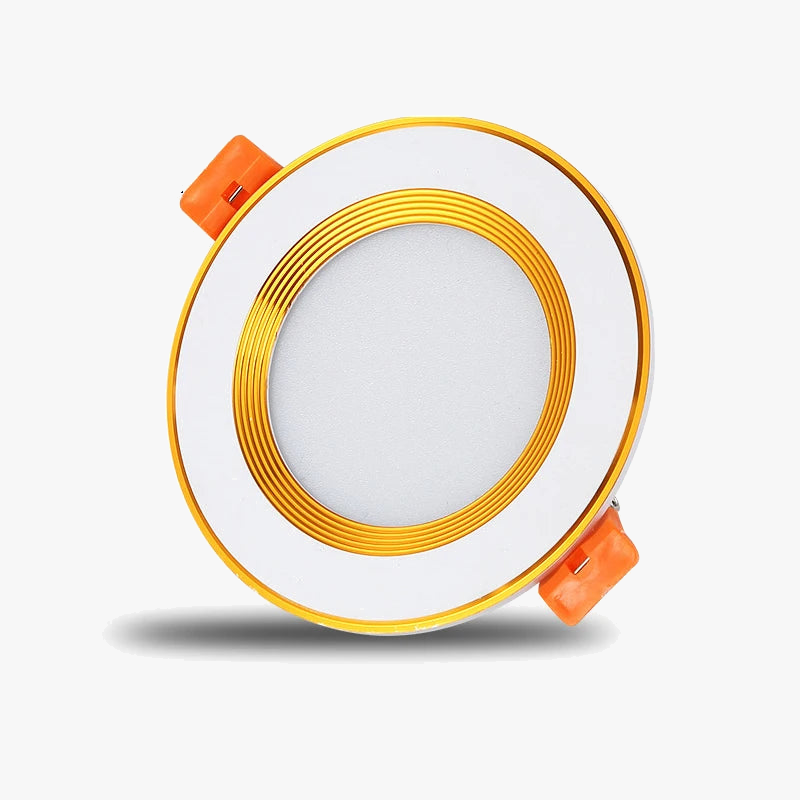 plafonnier à lumière variable trois couleurs design moderne