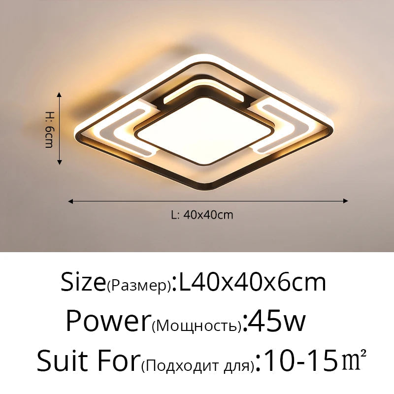 plafonnier luminaire contemporain géométrique pour éclairage intérieur