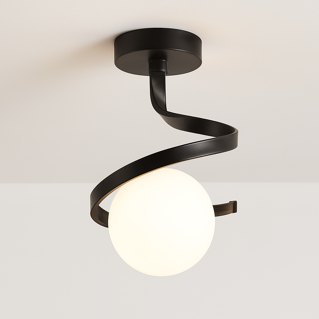 Plafonnier Luminaire Nordique Verre Boule