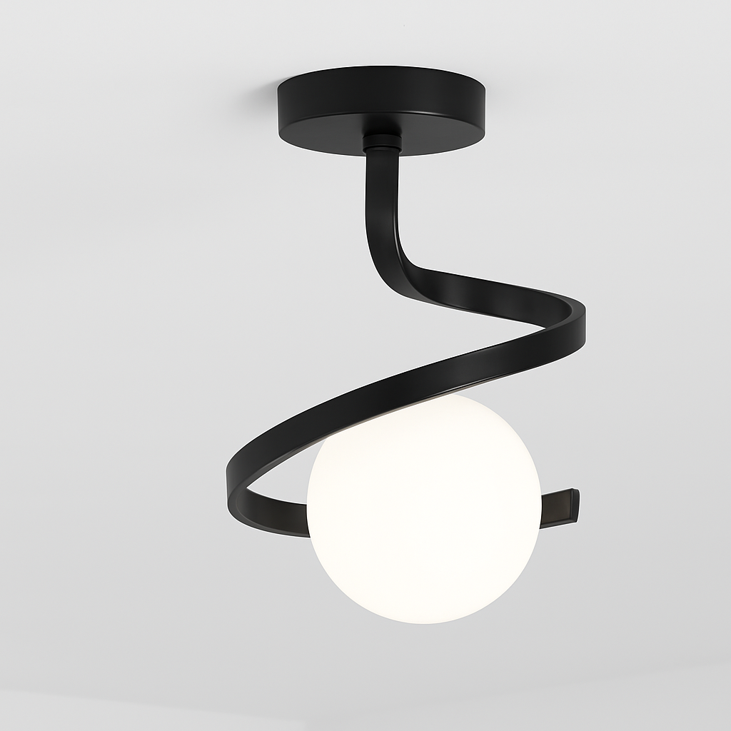 Plafonnier Luminaire Nordique Verre Boule