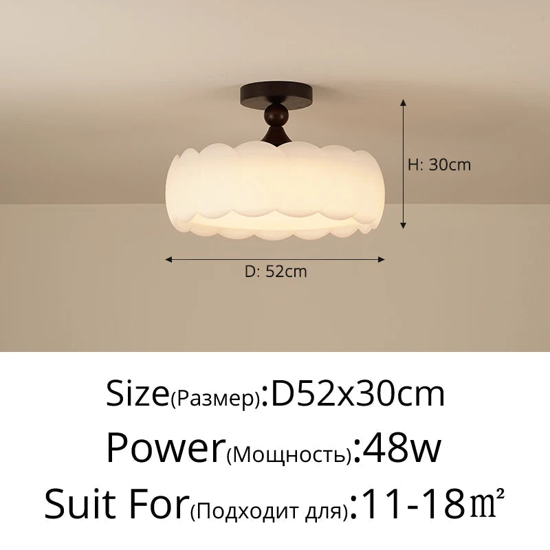 plafonnier médiéval rétro pour éclairage doux et agréable