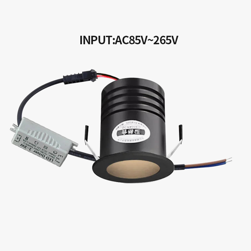 plafonnier mini projecteur encastré anti éblouissant pour intérieur