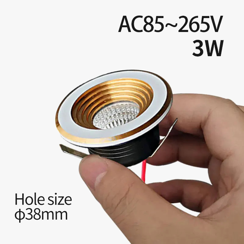 plafonnier mini projecteur encastré led antiéblouissant pour intérieur