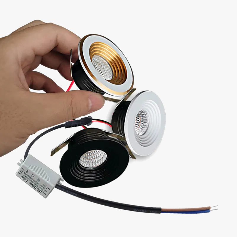 plafonnier mini projecteur encastré led antiéblouissant pour intérieur