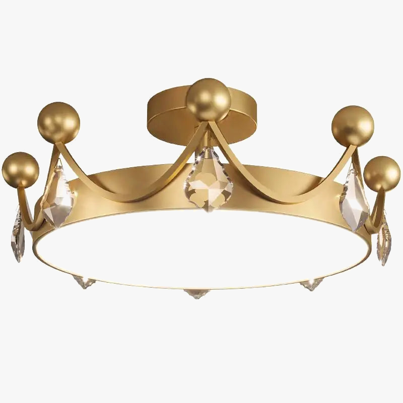 plafonnier minimaliste en cristal design scandinave luxe