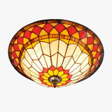 plafonnier minimaliste en verre teinté style américain pour enfants