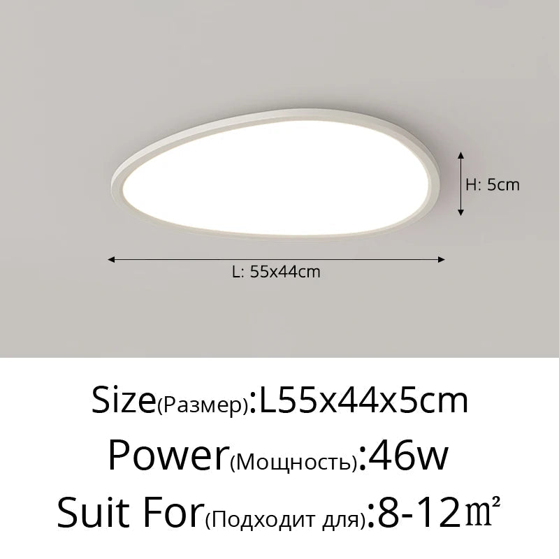 plafonnier minimaliste moderne à protection des yeux 2024