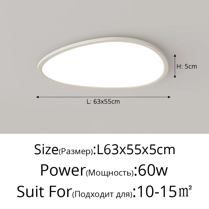 plafonnier minimaliste moderne à protection des yeux 2024