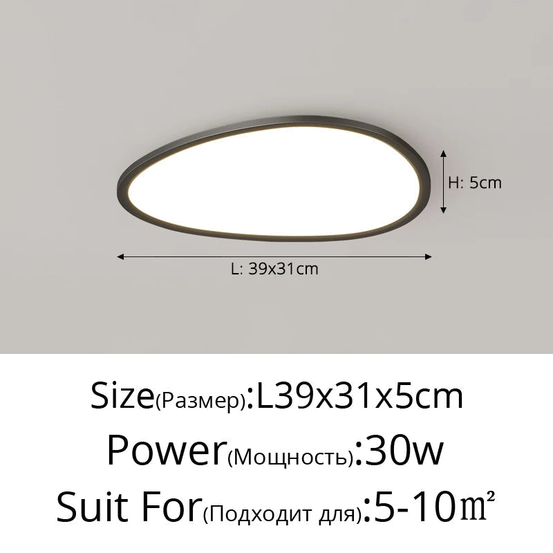 plafonnier minimaliste moderne à protection des yeux 2024