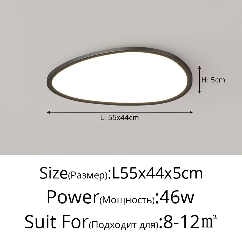 plafonnier minimaliste moderne à protection des yeux 2024
