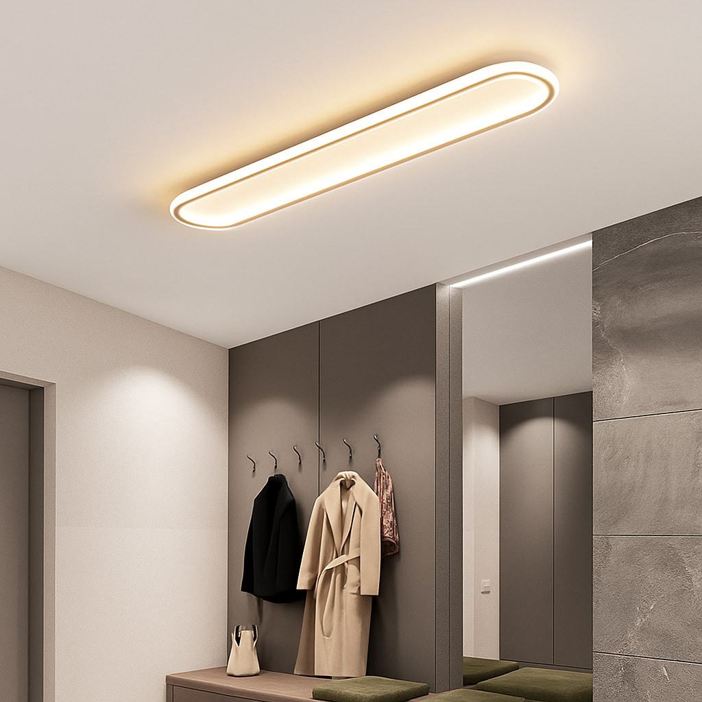 plafonnier minimaliste ultra fin pour intérieur et extérieur