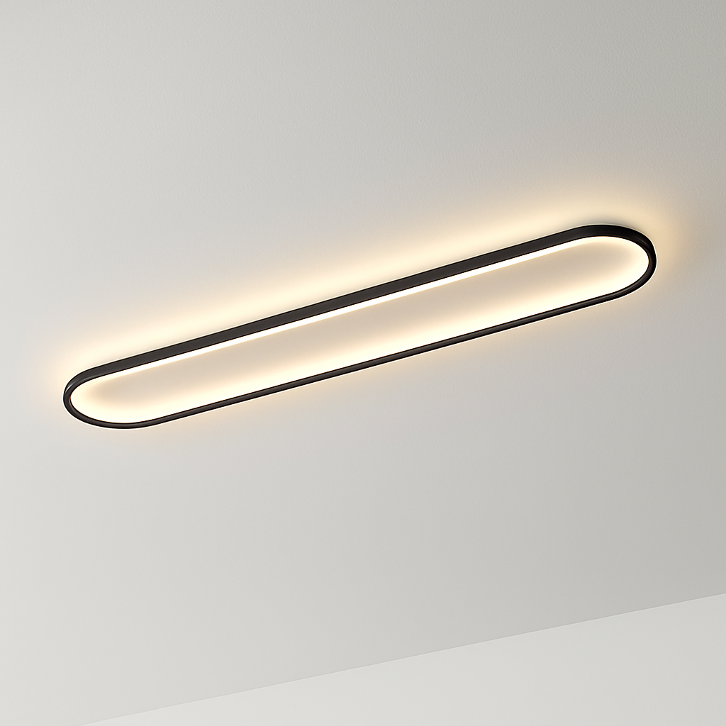 plafonnier minimaliste ultra fin pour intérieur et extérieur