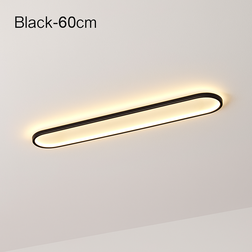 plafonnier minimaliste ultra fin pour intérieur et extérieur