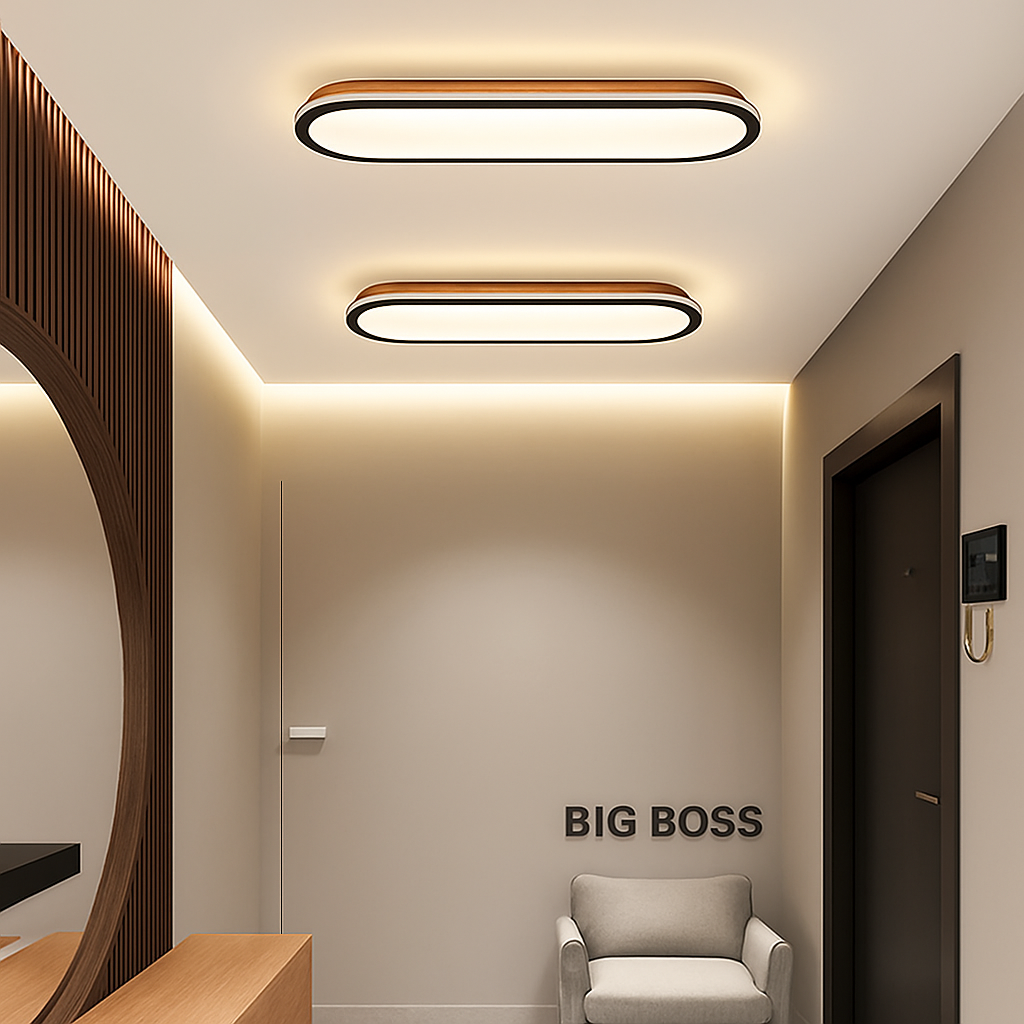 plafonnier minimaliste ultra fin pour intérieur et extérieur