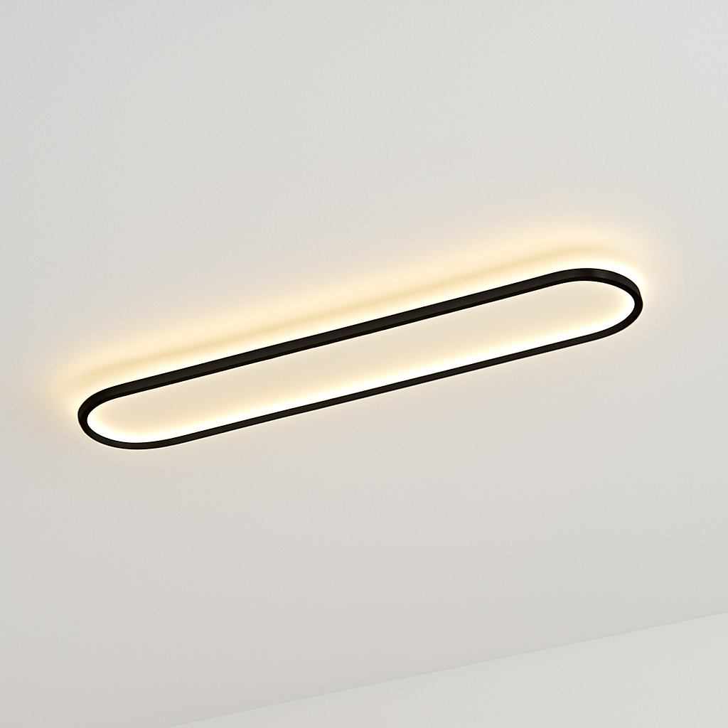 plafonnier minimaliste ultra fin pour intérieur et extérieur