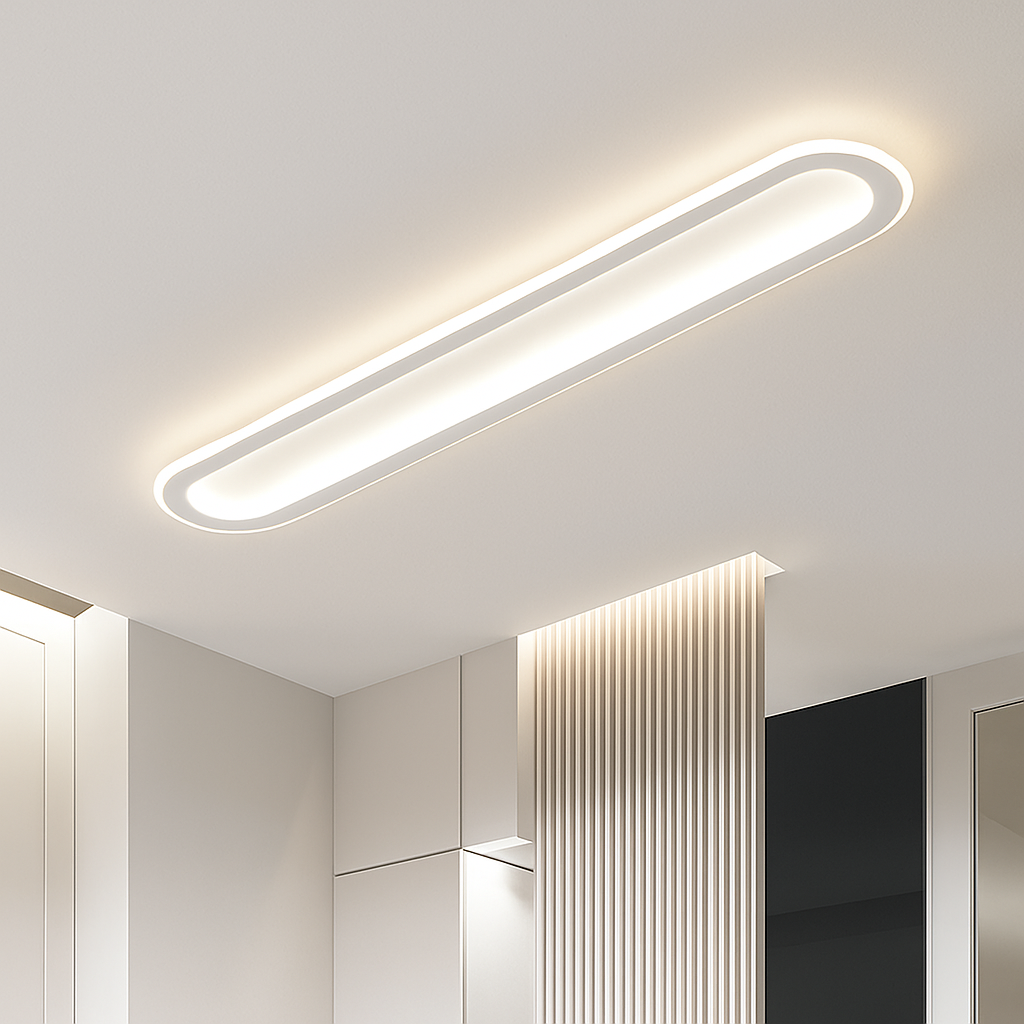plafonnier minimaliste ultra fin pour intérieur et extérieur