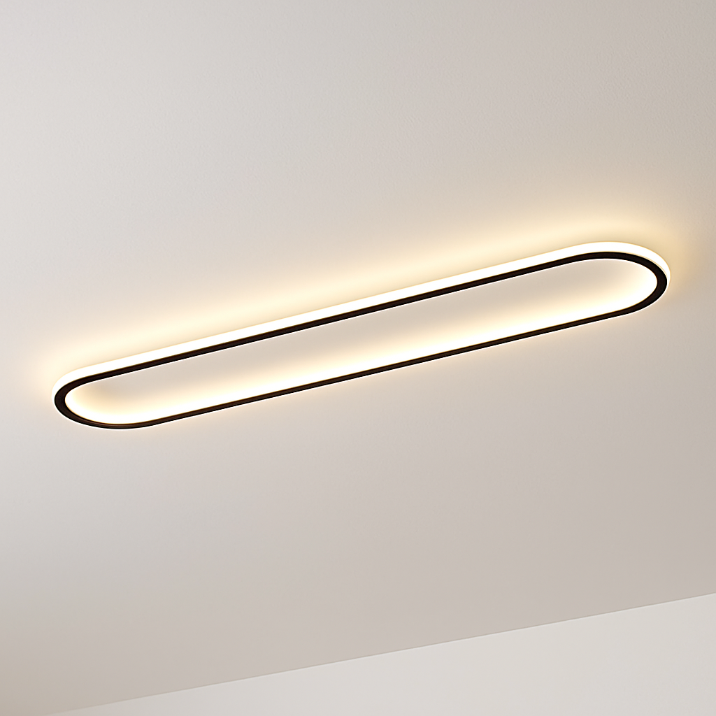 plafonnier minimaliste ultra fin pour intérieur et extérieur