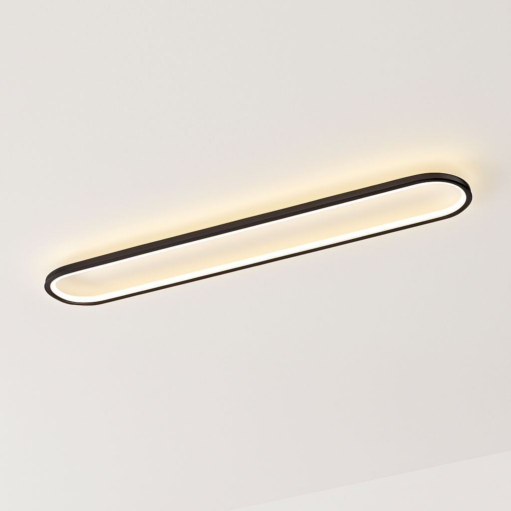 plafonnier minimaliste ultra fin pour intérieur et extérieur