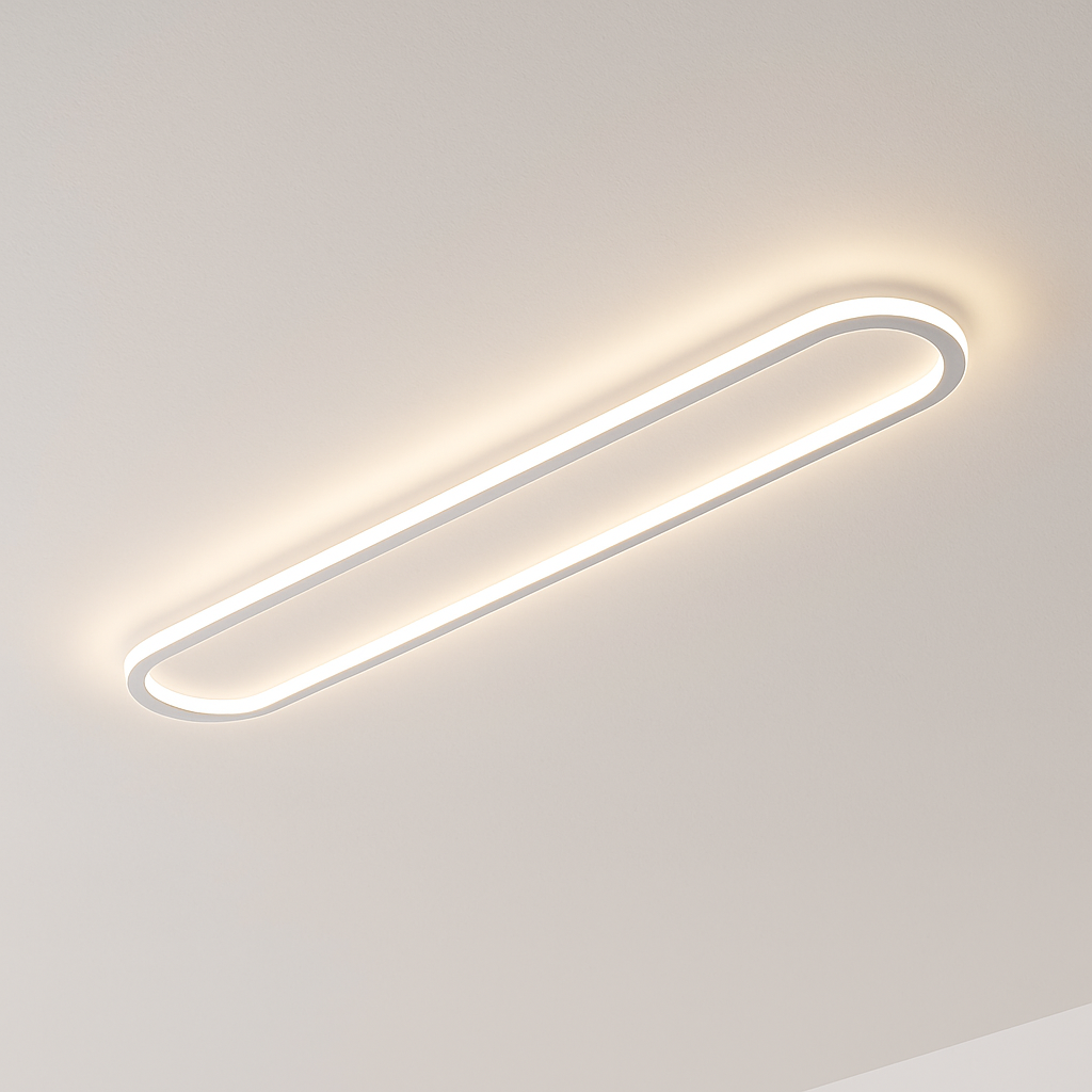 plafonnier minimaliste ultra fin pour intérieur et extérieur