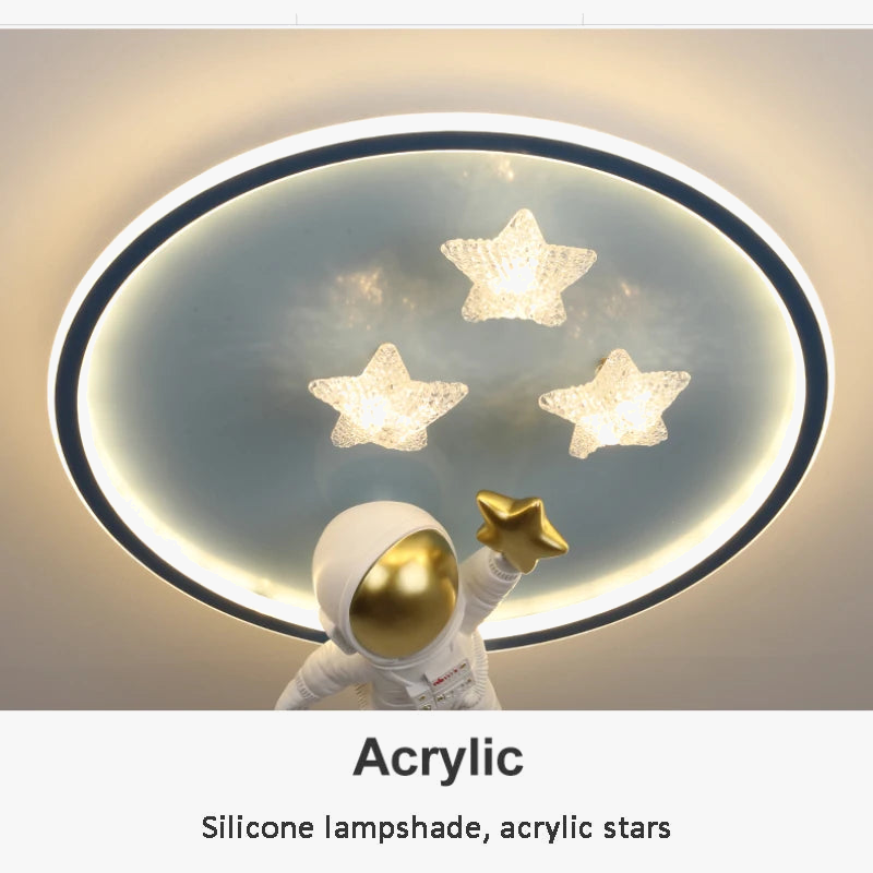 plafonnier moderne astronaute lampe créative pour enfants