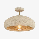 Plafonnier moderne avec abat-jour style pierre Kery