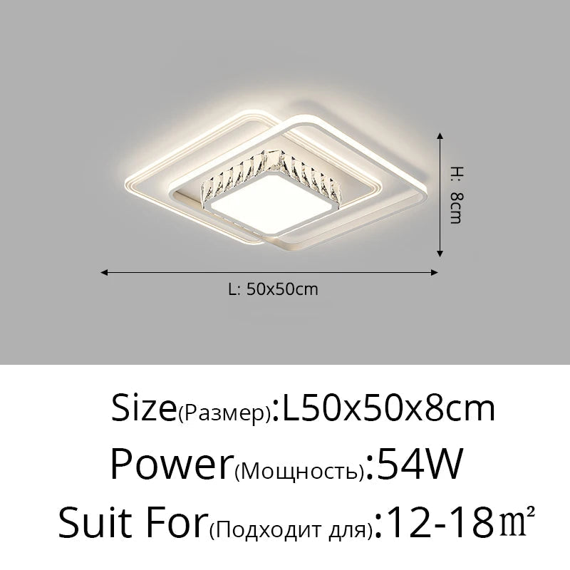 plafonnier moderne créatif en led pour intérieur élégant