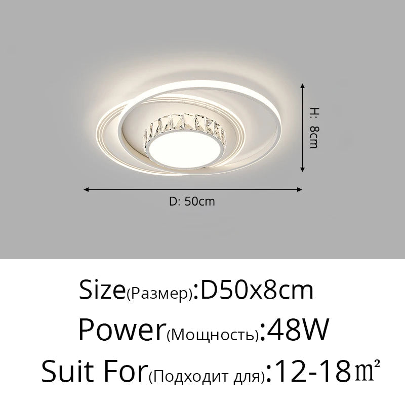 plafonnier moderne créatif en led pour intérieur élégant