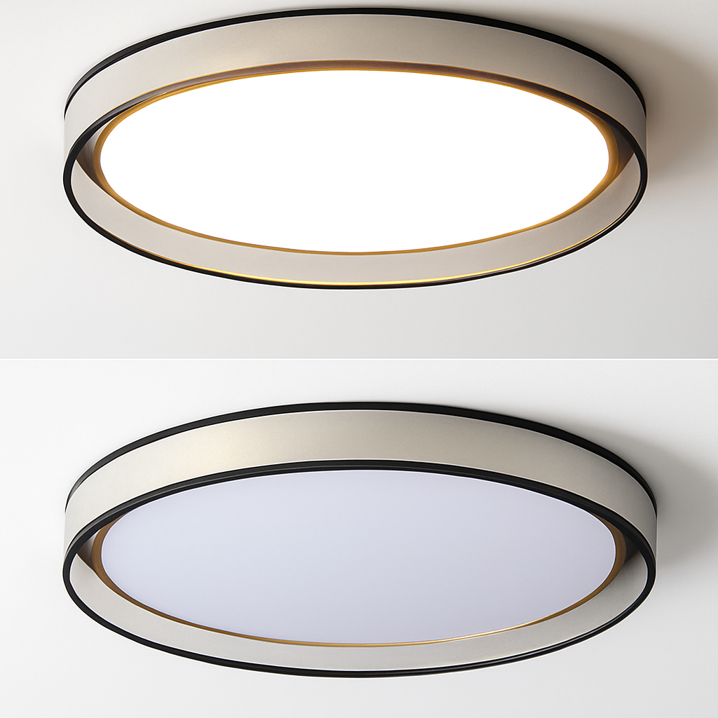 plafonnier moderne créatif rond style nordique éclairage LED décoratif