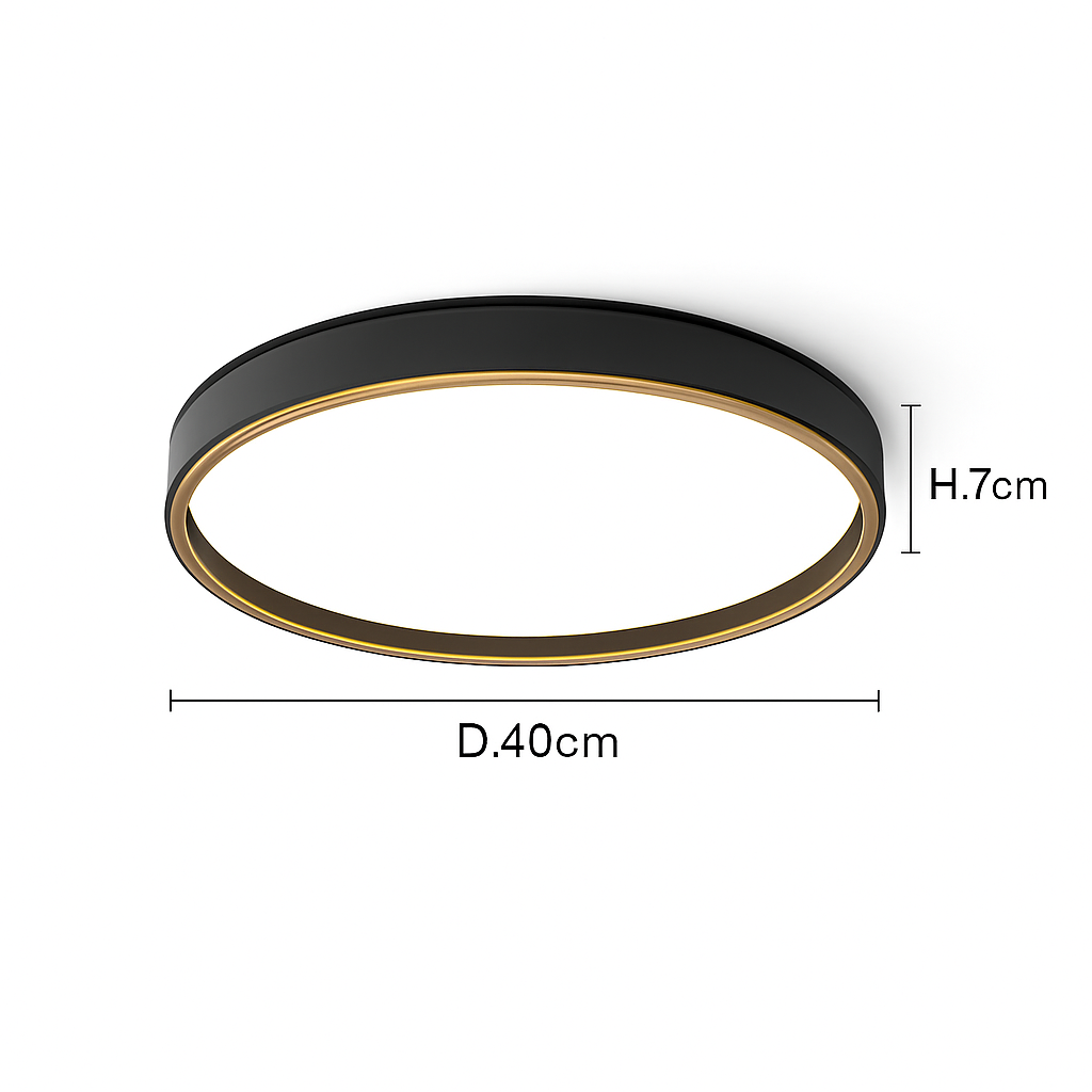 plafonnier moderne créatif rond style nordique éclairage LED décoratif