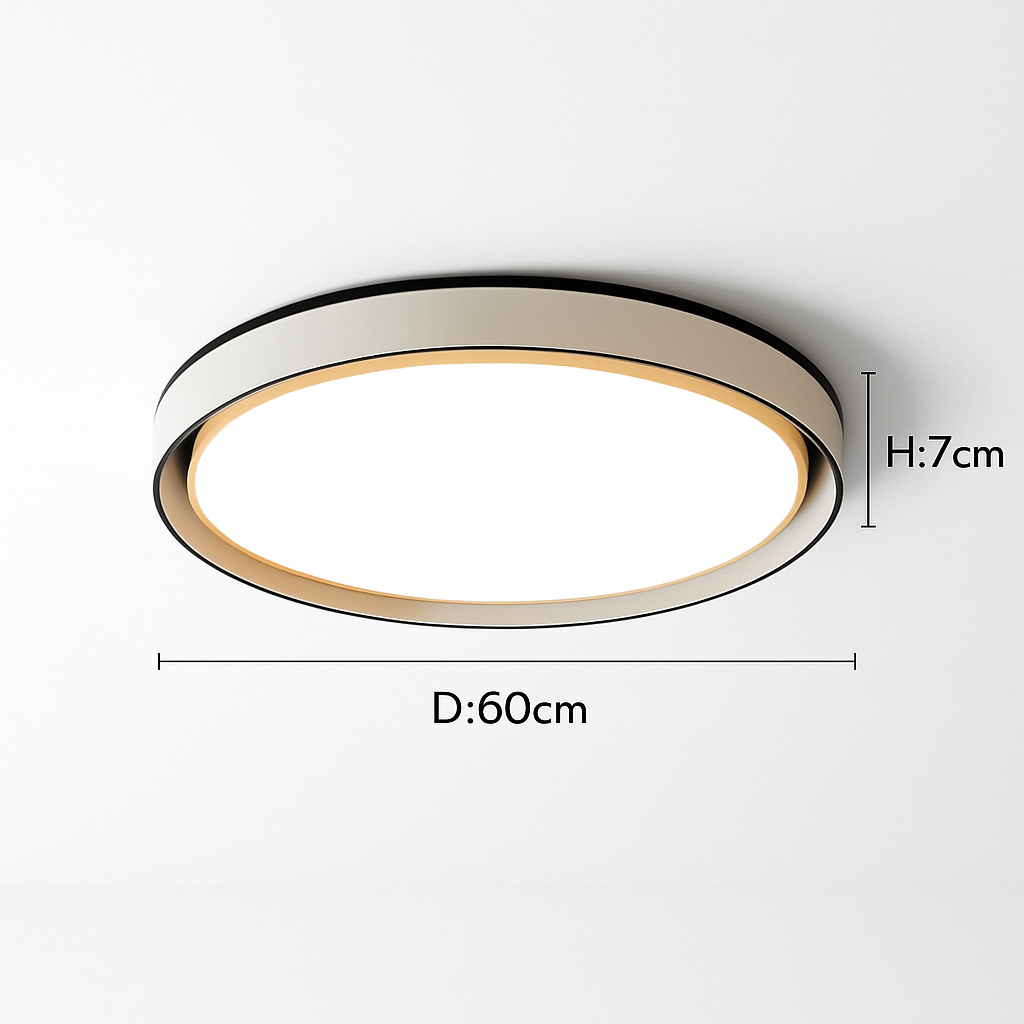 plafonnier moderne créatif rond style nordique éclairage LED décoratif