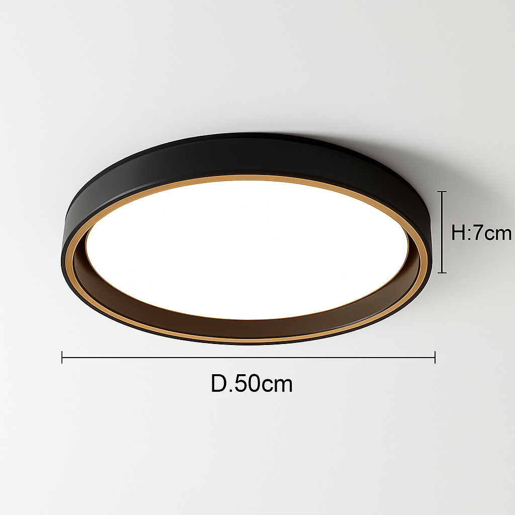plafonnier moderne créatif rond style nordique éclairage LED décoratif