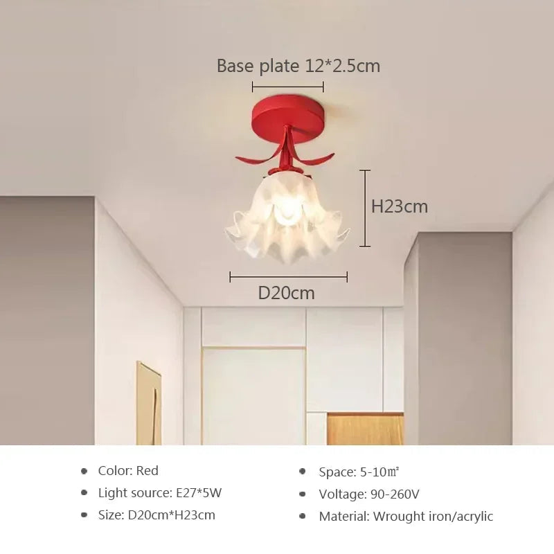 plafonnier moderne design élégant pour décoration intérieure fleurie