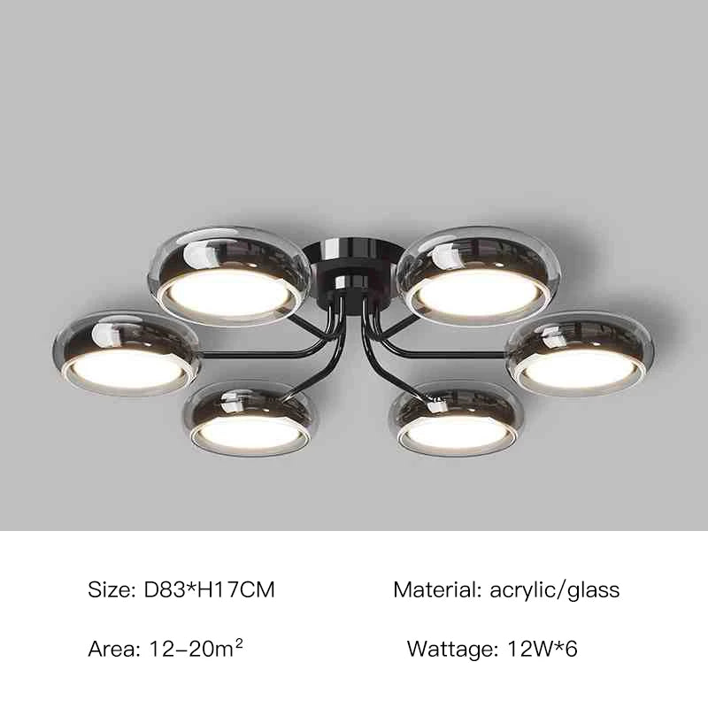 plafonnier moderne design rectangulaire à led pour intérieur