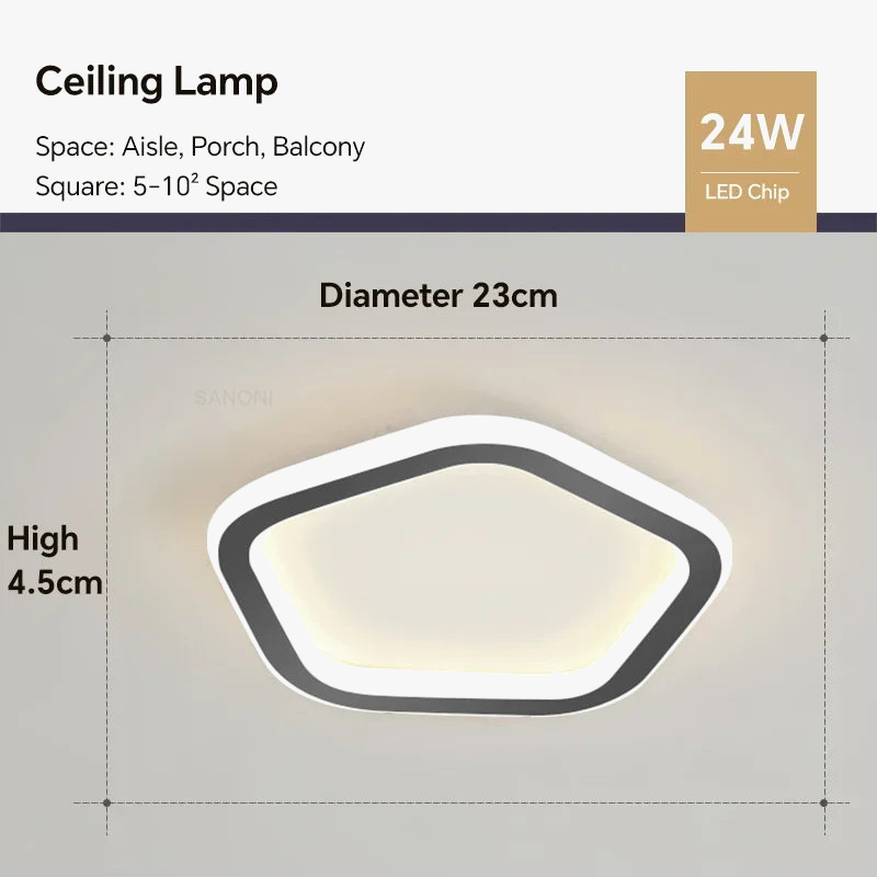plafonnier moderne doré pour décoration intérieure et luminaires