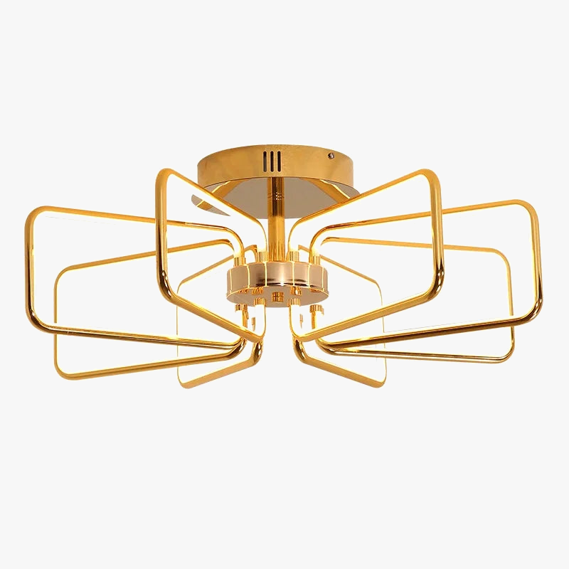 plafonnier moderne en aluminium pour un éclairage élégant et simple