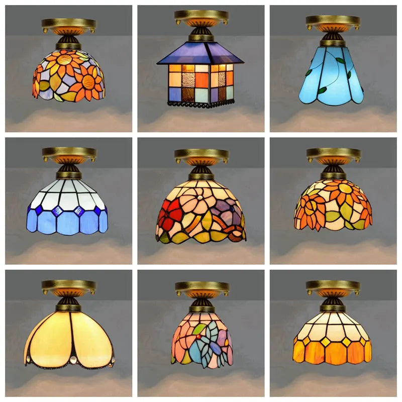 plafonnier moderne en éclairage led nordique pour balcon et allée