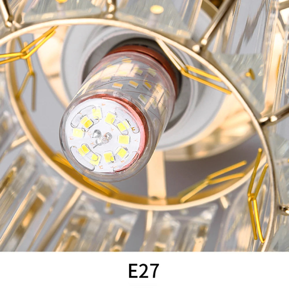 plafonnier moderne en cristal pour une ambiance élégante et créative