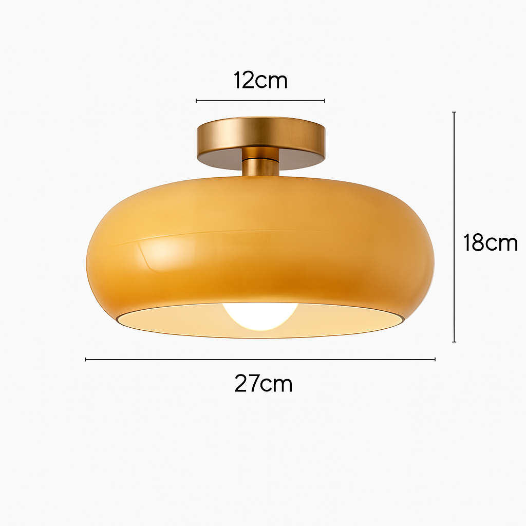 plafonnier moderne en fer et verre pour intérieur élégant