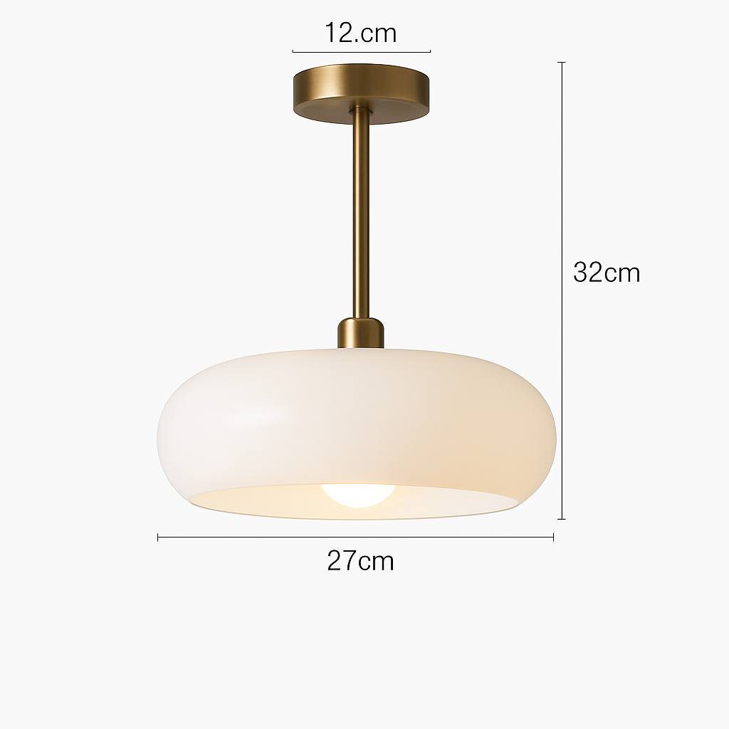 plafonnier moderne en fer et verre pour intérieur élégant