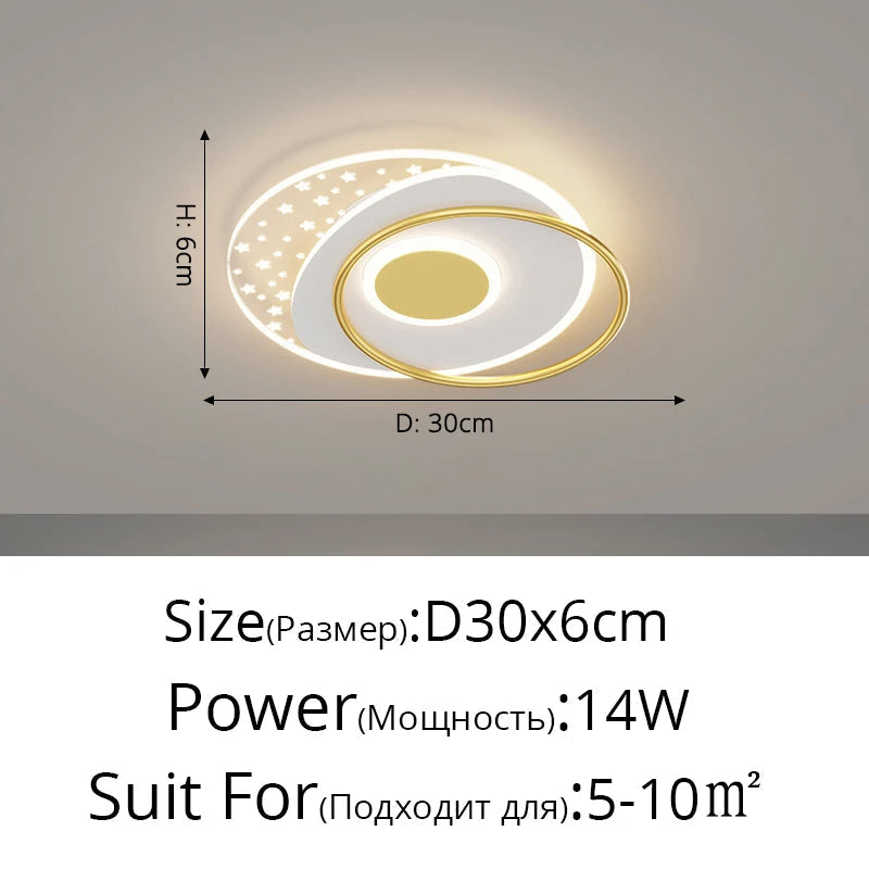 plafonnier moderne en fer forgé avec design géométrique créatif