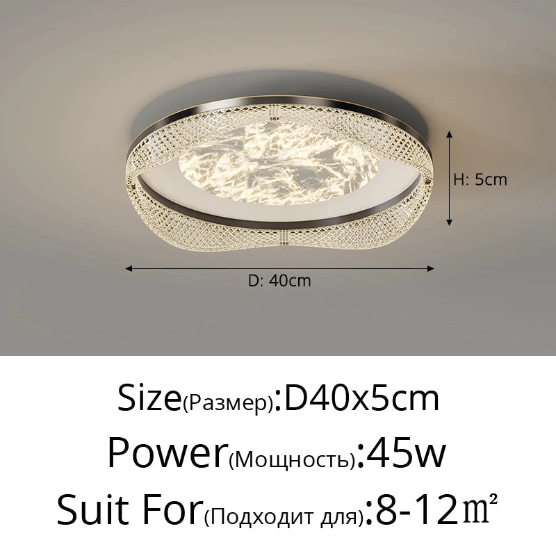 plafonnier moderne en laiton design créatif minimaliste pour intérieur