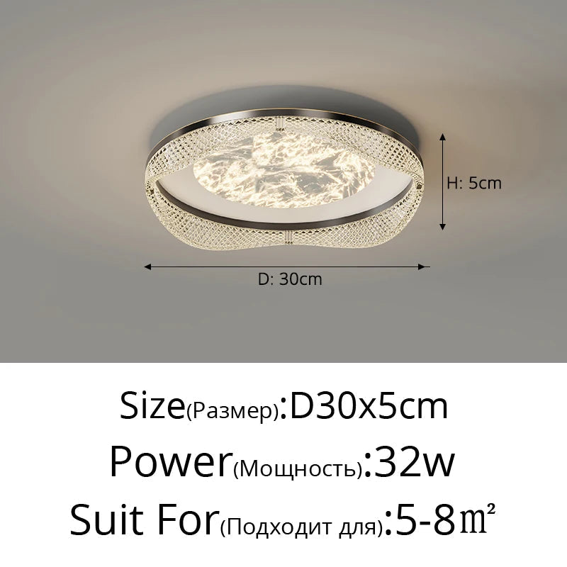 plafonnier moderne en laiton design créatif minimaliste pour intérieur